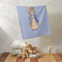 Klassisk kanin med blå bakgrund