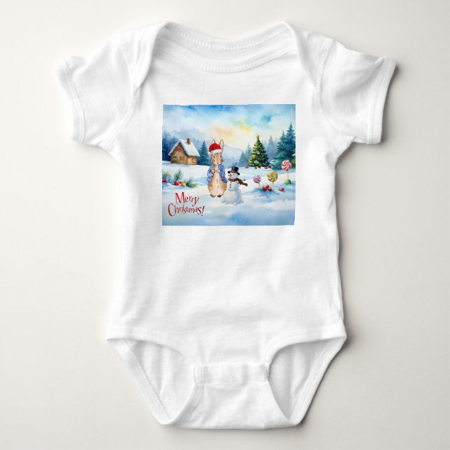 Klassisk kanin pepparkakshus t shirt (Framsida)