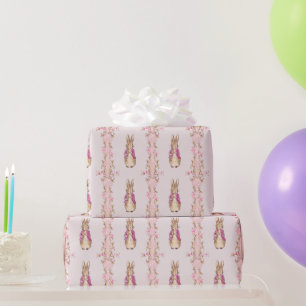 Klassisk kanin rosa jacka presentpapper