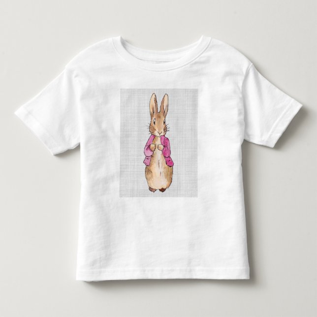 Klassisk kanin rosa jacka t shirt (Framsida)