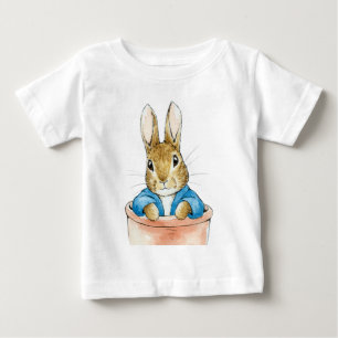 Klassisk kanin som sitter i en kruka t shirt