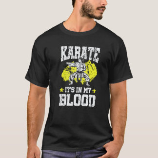 Klassisk karate Det är i mitt blod kampsport T Shirt