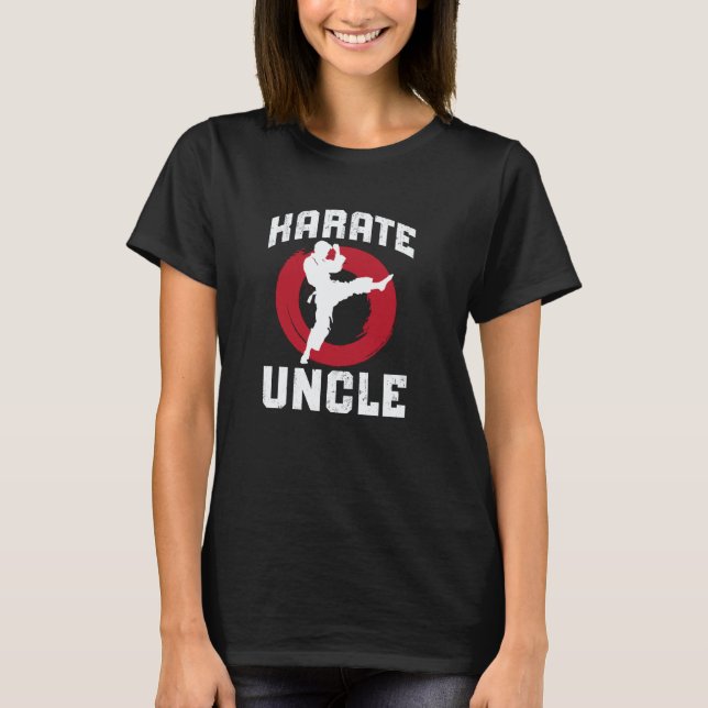Klassisk Karate Farbror Stolt Karate Farbror 1 T Shirt (Framsida)
