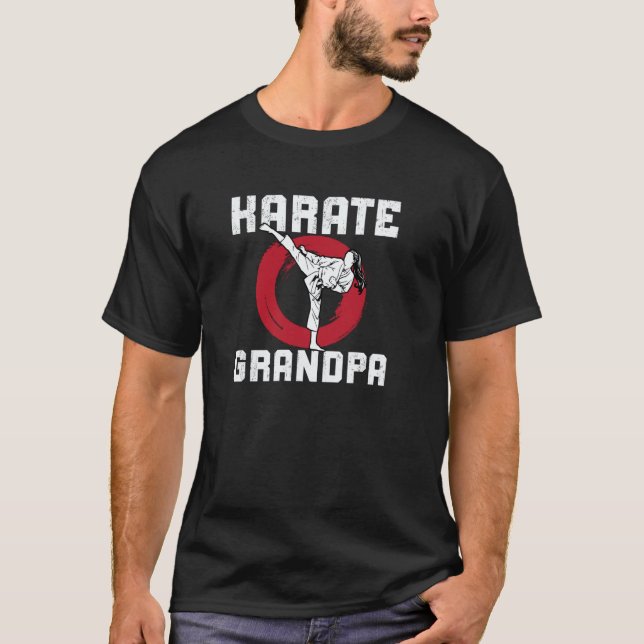 Klassisk karate farfar stolt karate farfar t shirt (Framsida)
