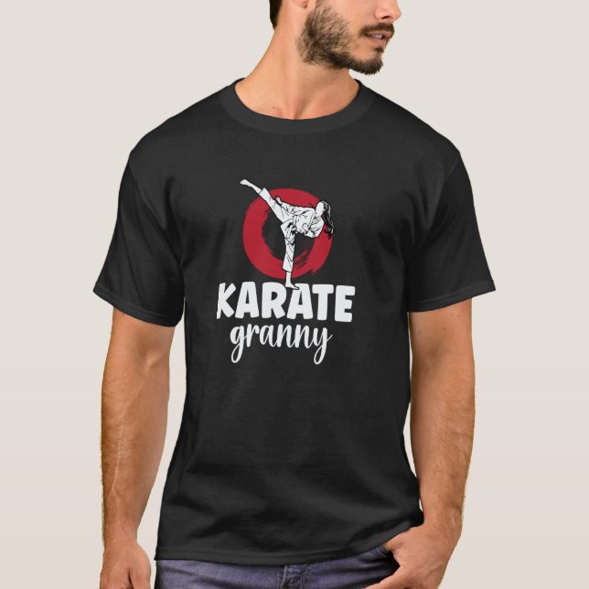 Klassisk Karate Mormor Tacksamhet Karate Mormor Ma T Shirt (Framsida)