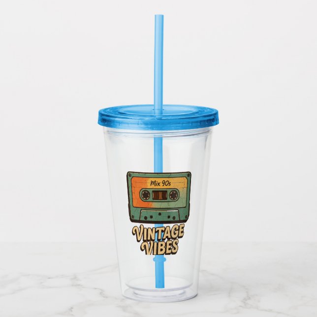 Klassisk kassett take away mugg (Framsida)