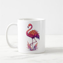 Klassisk keramisk Flamingo älskare