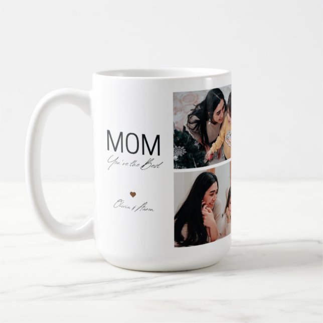 Klassisk keramisk kaffemugg" "Anpassningsbar fotom Kaffemugg (Vänster)