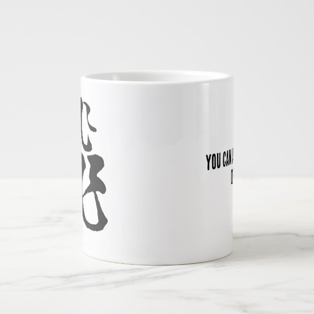 Klassisk kinesisk kalligrafi-Fly-#001- Jumbo Mugg (Framsidan)