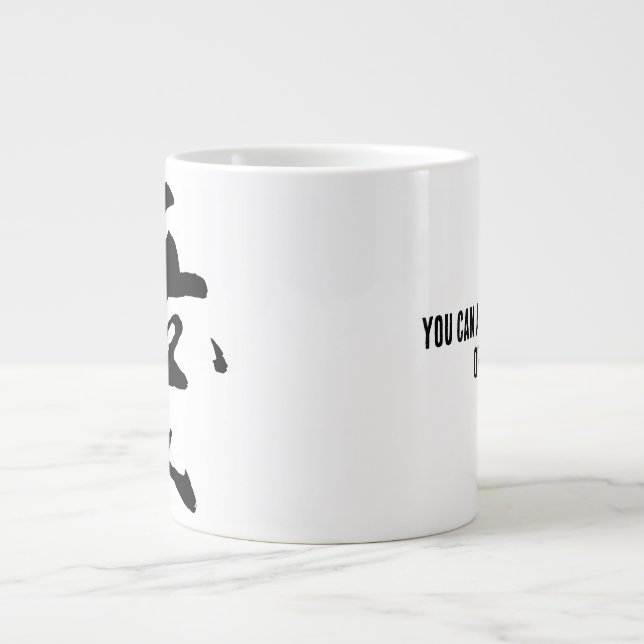 Klassisk kinesisk kalligrafi-Kärlek-#001- Jumbo Mugg (Framsidan)