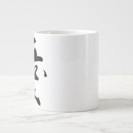 Klassisk kinesisk kalligrafi-Kärlek-#001- Jumbo Mugg