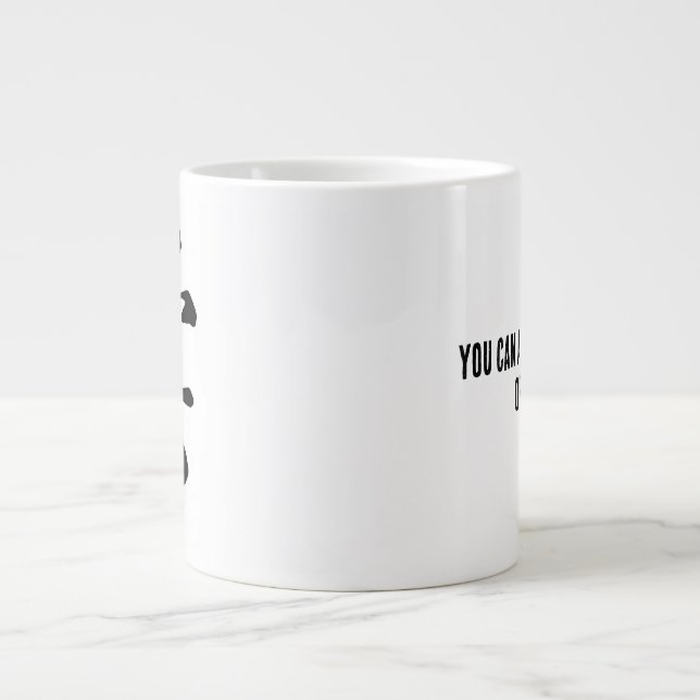 Klassisk kinesisk kalligrafi-Mjuk-#001- Jumbo Mugg (Framsidan)