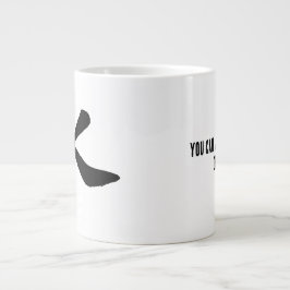 Klassisk kinesisk kalligrafi-Vatten-#001- Jumbo Mugg