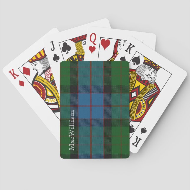 Klassisk Klan MacWilliam Tartan Play Cards Casinokort (Baksidan)