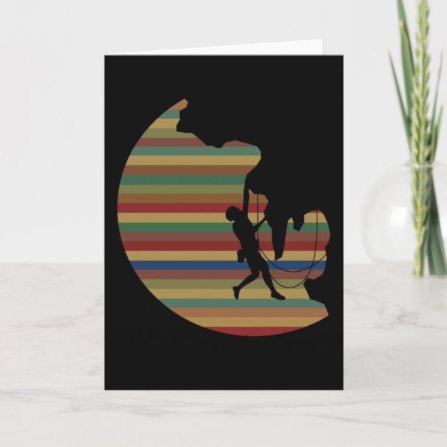 Klassisk Klippklättring Bouldering Kort (Framsida)