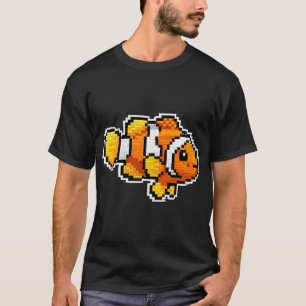 Klassisk klovnfisk - Gul fenna broderi stil Ar T Shirt