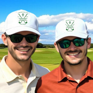 Klassisk Klubb Namn Forest Grönt Golf Hat Keps