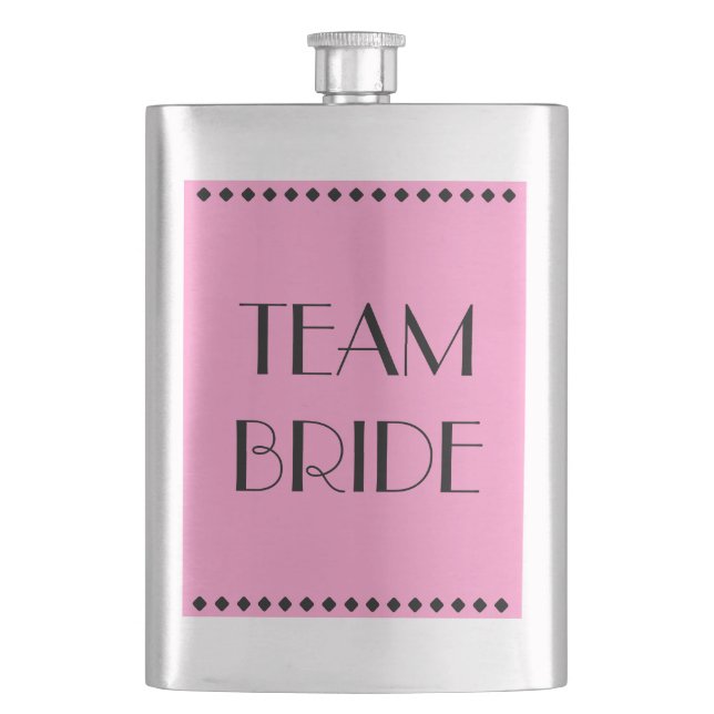 Klassisk knapp för Team Bride Fickplunta (Framsidan)
