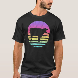 Klassisk ko-grafik t shirt
