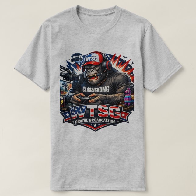 Klassisk Kong WTSG Digital Broadcasting Tee (Design framsida)