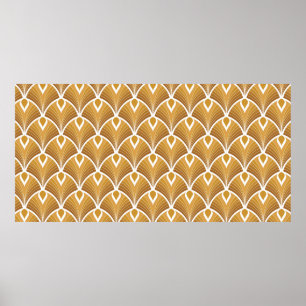 Klassisk konst deco sömlös mönster. Geometrisk sti Poster