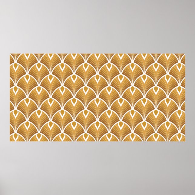 Klassisk konst deco sömlös mönster. Geometrisk sti Poster (Framsidan)