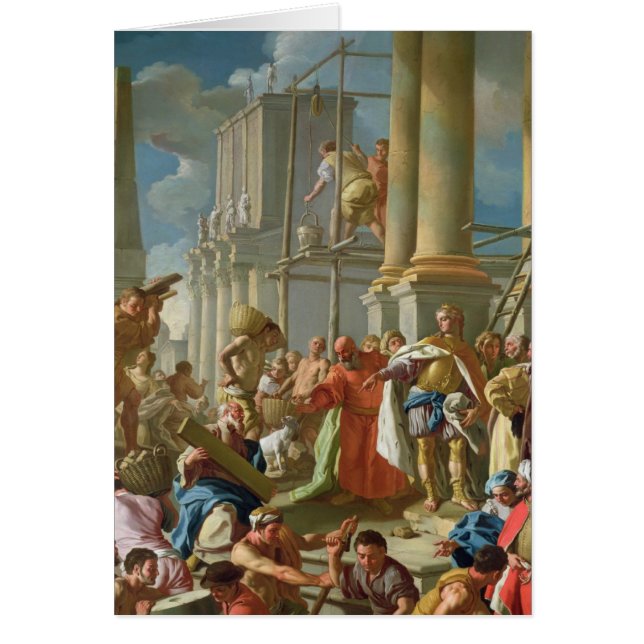 Klassisk konstruktionsplats hälsningskort (Framsidan)