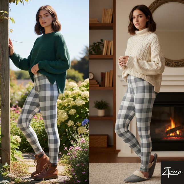 klassisk kontrast leggings (Skapare uppladdad)