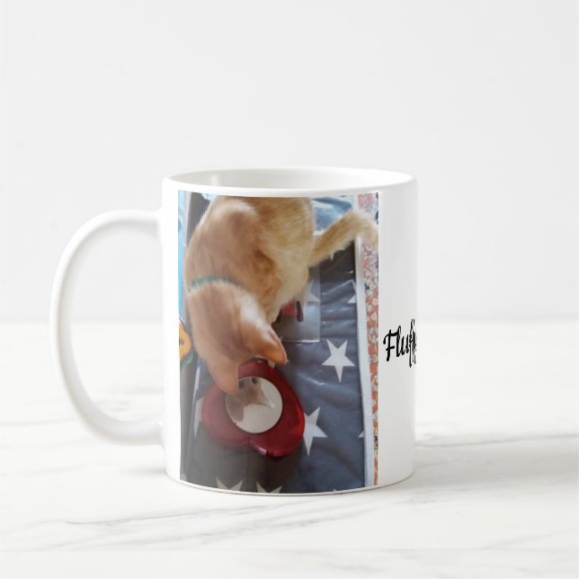 Klassisk kopp med kattfoto, 325 ml (Vänster)