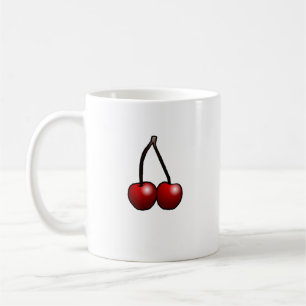 Klassisk körsbärsmugg kaffemugg