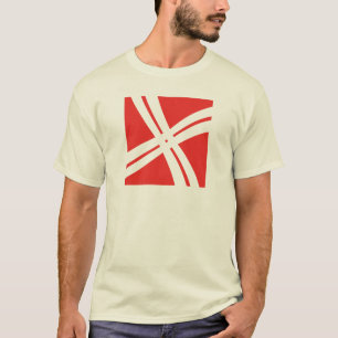 Klassisk korslinje Bokstaven X Monogram T Shirt