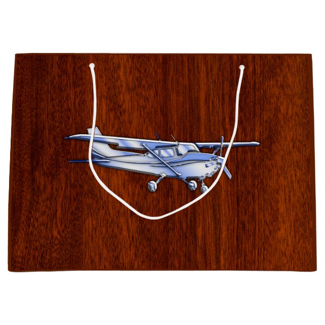 Klassisk krom-cessna-flygande mahogany (Framsidan)