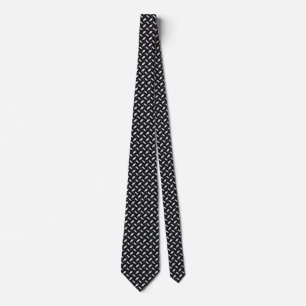 Klassisk krom och läderväv, stil slips