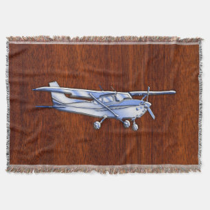 Klassisk krom som Cessna på mahogany Mysfilt