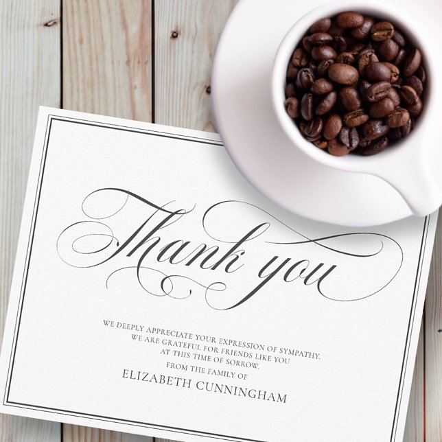 Klassisk kursiv skriptkalligrafi Ram Vykort (Skapare uppladdad)