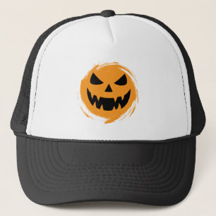 Klassisk, kuslig pumpa ansikte T-Shirt Keps