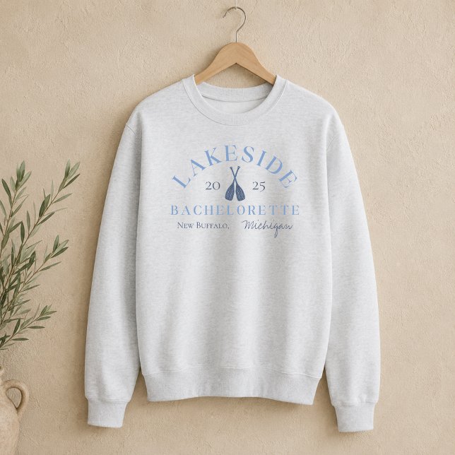Klassisk kustsjö möhippa t shirt (Classic Coastal Lake Bachelorette Sweatshirt
)