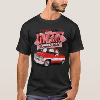 klassisk kvadratisk kropp t shirt