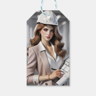 Klassisk kvinnlig design" presentetikett