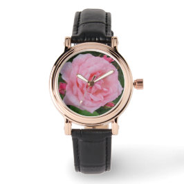 Klassisk kvinnobevakning i Rosa ros Armbandsur