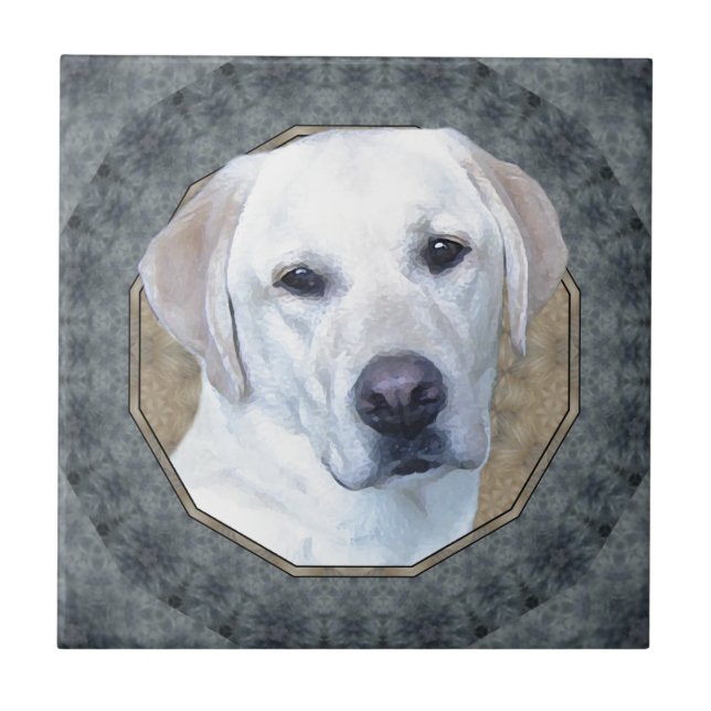 Klassisk Labrador Retriever Kakelplatta (Framsidan)
