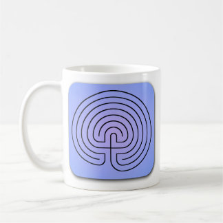 Klassisk labyrint kaffemugg