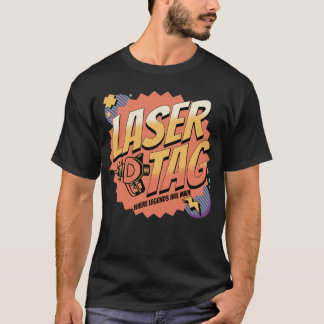 Klassisk laserMärkre där förklaringar görs T Shirt