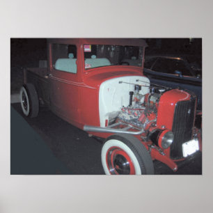 Klassisk Lastbil & motor Poster
