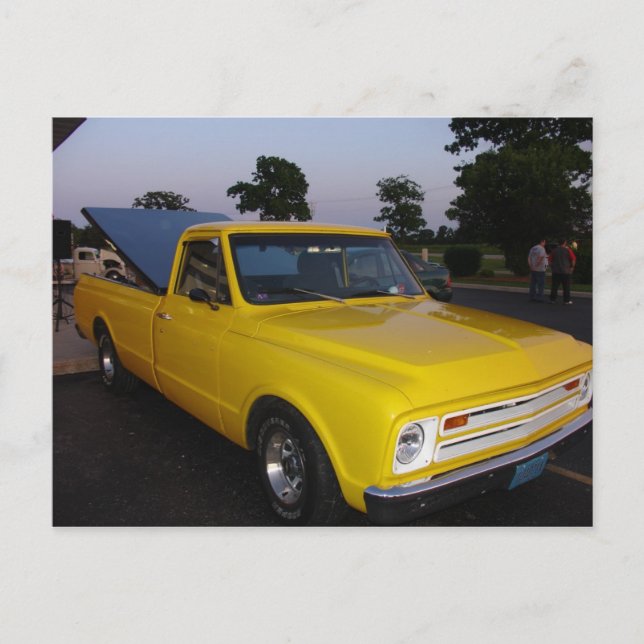 klassisk lastbil vykort (Framsida)