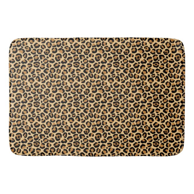Klassisk Leopardserie 6 Badrumsmatta (Framsidan)