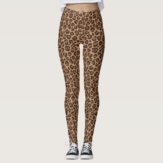 Klassisk Leopardseriens utformning 12 Leggings (Framsida)