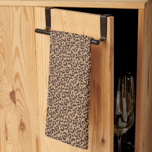 Klassisk Leopardy Design 5 Kökshandduk (Thirds Fold)