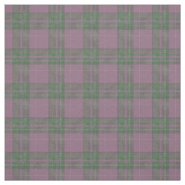 Klassisk Lila Grön Tartan Tyg