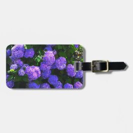 Klassisk Lila Realistic Hydrangea Luggage Tag Bagagebricka
